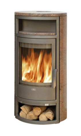 Печь-камин ABX Polar 6, гранит кашмир с верхней плитой в Домодедово